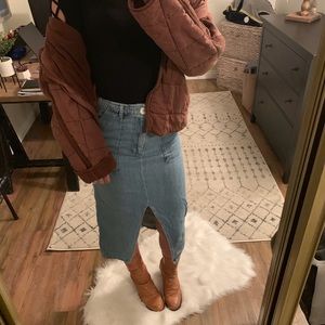 Burgundy Bomber Jacket!